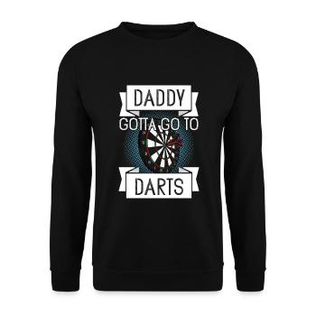 Cadeau de fête des pères pour papa pour la fête des pères - Sweat-shirt Unisexe - noir - Devant - Alina (178cm) & Michal (187cm)