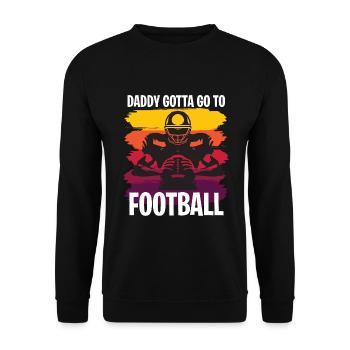 Cadeau de fête des pères pour papa le jour de la fête des pères - Sweat-shirt Unisexe - noir - Devant - Alina (178cm) & Michal (187cm)