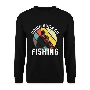Cadeau de fête des pères pour papa pour la fête des hommes - Sweat-shirt Unisexe - noir - Devant - Alina (178cm) & Michal (187cm)