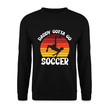 Cadeau de fête des pères pour papa pour la fête des pères - Sweat-shirt Unisexe - noir - Devant - Alina (178cm) & Michal (187cm)