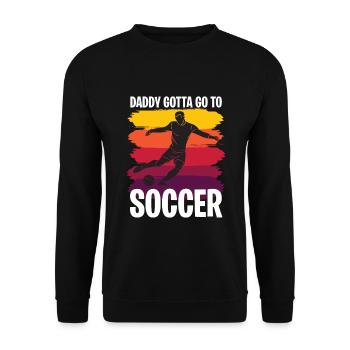 Cadeau de fête des pères pour papa pour la fête des pères - Sweat-shirt Unisexe - noir - Devant - Alina (178cm) & Michal (187cm)