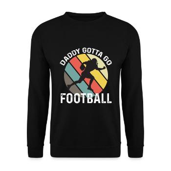 Cadeau de fête des pères pour papa pour la fête des pères - Sweat-shirt Unisexe - noir - Devant - Alina (178cm) & Michal (187cm)