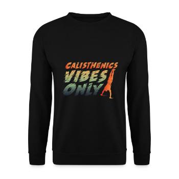 Méditation, Zen Yoga et Pilates - Sweat-shirt Unisexe - noir - Devant - Alina (178cm) & Michal (187cm)