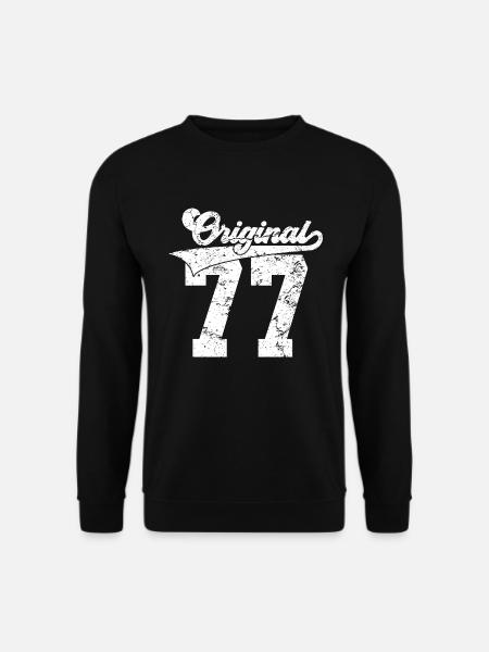 49TH BIRTHDAY ORIGINAL 1977 - Unisex Sweatshirt - black