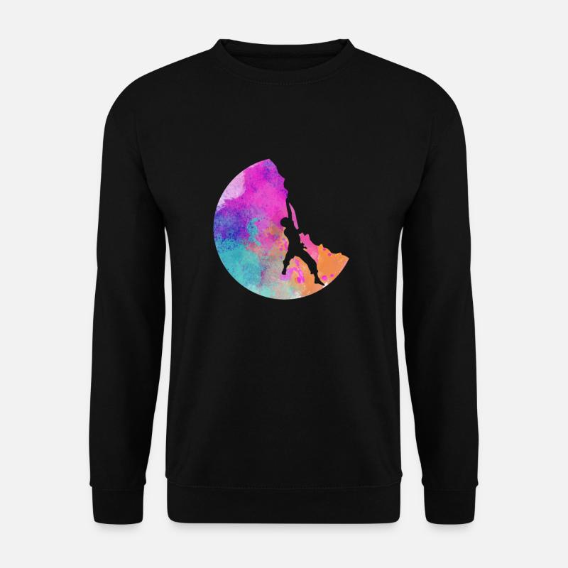 Bouldern Klettern Berge Bergsteigen Kletterer - Unisex Pullover - Schwarz