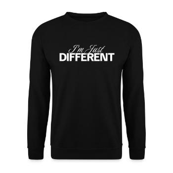 Je suis différent - Sweat-shirt Unisexe - noir - Devant - Alina (178cm) & Michal (187cm)