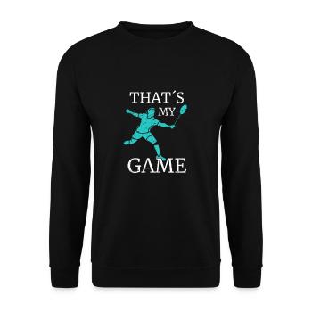 Badminton - Unisex Pullover - Schwarz - Vorne - Alina (178cm) & Michal (187cm)