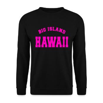 BIG ISLAND HAWAII KONA TRIATHOLN TRIATHLÈTE ROSE - Sweat-shirt Unisexe - noir - Devant - Alina (178cm) & Michal (187cm)