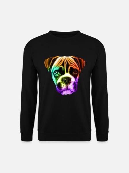 Boxer Hund - Unisex Pullover - Schwarz