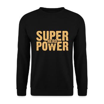 Mathe Sprüche, Geschenk zB Geburtstag, Nerd Pi Day - Unisex Pullover - Schwarz - Vorne - Alina (178cm) & Michal (187cm)