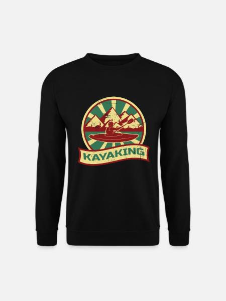 Kajak Propaganda | Kanu Kanusport Wassersport - Unisex Pullover - Schwarz