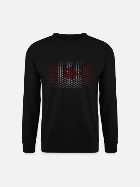 Canada Flag Maple Leaf Canadian Canada Vacation - Unisex Sweatshirt - black
