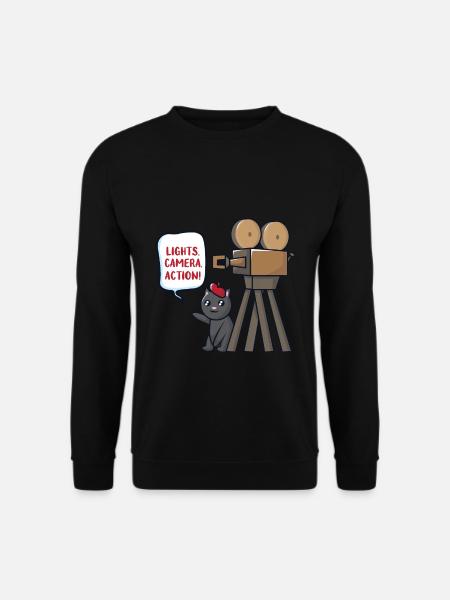 Regisseur, Kameramann, Filmemacher, Filme - Unisex Pullover - Schwarz