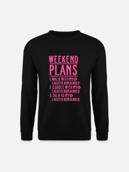 Lagotto Romagnolo Hund Mom Mama Frauchen Pink - Unisex Pullover - Schwarz