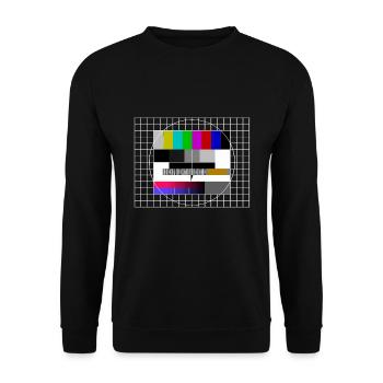 Image d’essai Rétro Vintage - Sweat-shirt Unisexe - noir - Devant - Alina (178cm) & Michal (187cm)