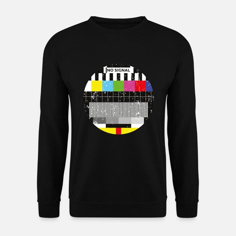 Testbild Retro Vintage - Unisex Pullover - Schwarz