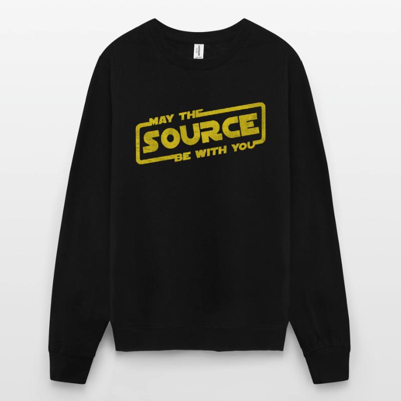 May The Source Be With You | Programmierer Coder Unisex Pullover