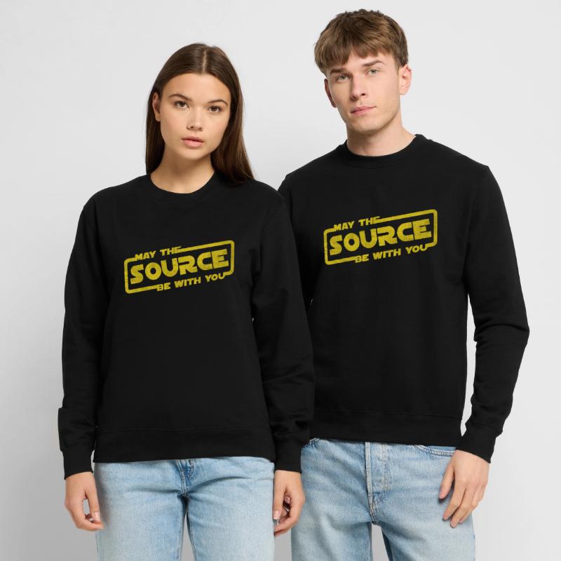 May The Source Be With You | Programmierer Coder Unisex Pullover