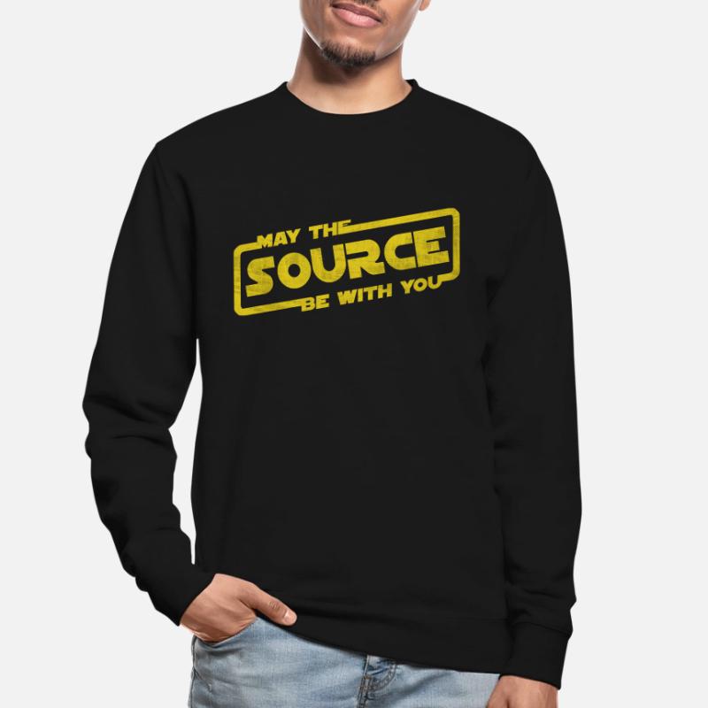 May The Source Be With You | Programmierer Coder Unisex Pullover