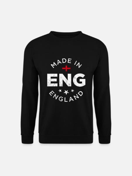 Hergestellt in England - Unisex Pullover - Schwarz