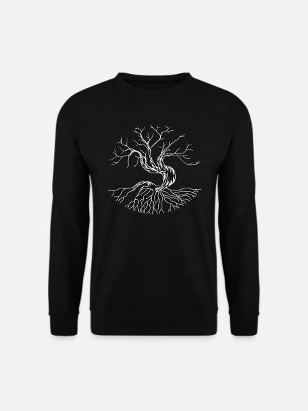 Baum des Lebens Tree of Life - Unisex Pullover - Schwarz