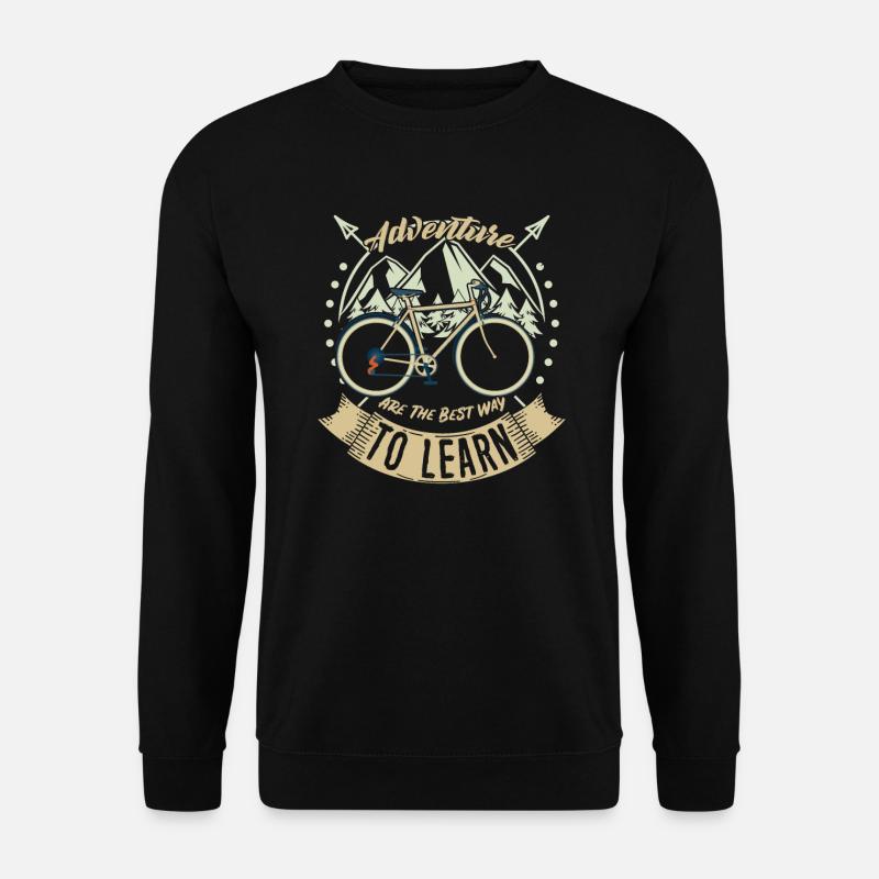 Abenteuer Fahrrad - Unisex Pullover - Schwarz