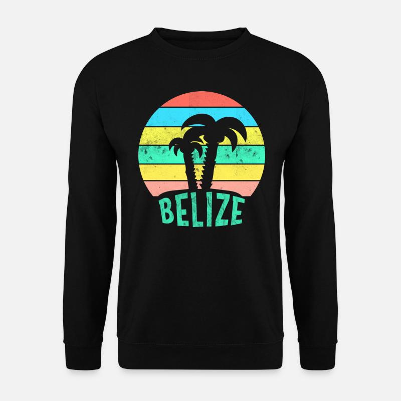 BELIZE Caribbean Sunset - Unisex Sweatshirt - black