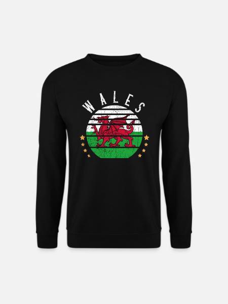 Wales UK Football World Cup Gift - Unisex Sweatshirt - black