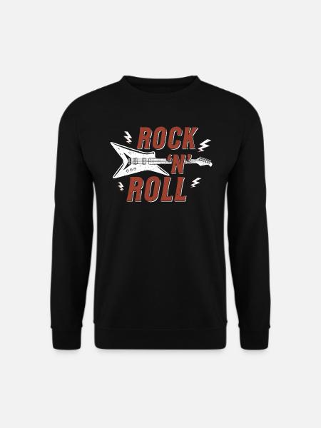 Graphique rock n roll - Sweat-shirt Unisexe - noir