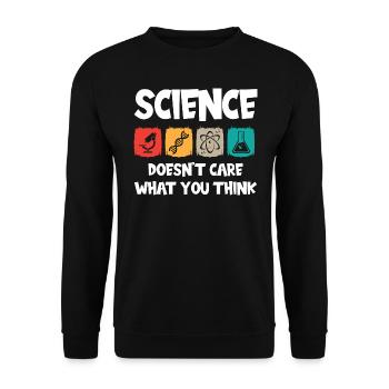 Science - Unisex Pullover - Schwarz - Vorne - Alina (178cm) & Michal (187cm)