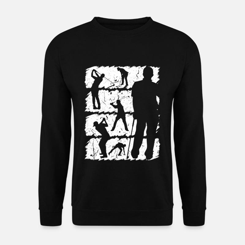 Golfspieler Golfer Cool Golf - Unisex Pullover - Schwarz