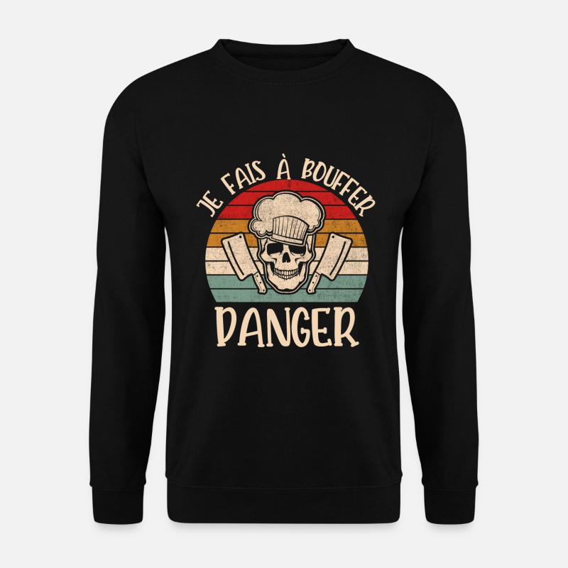 je fais à bouffer - Sweat-shirt Unisexe - noir