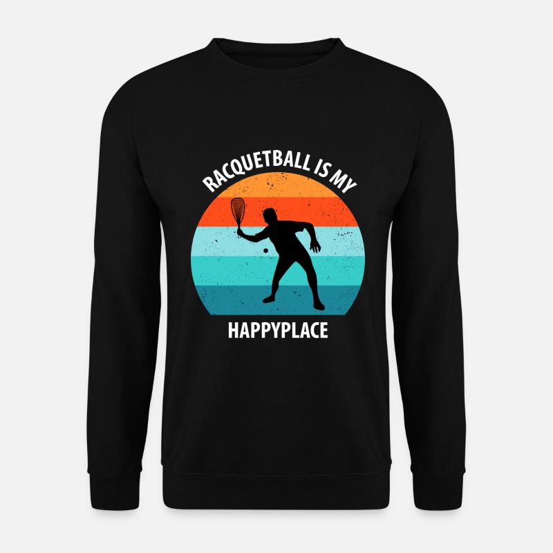 Racqueetball - Unisex Pullover - Schwarz