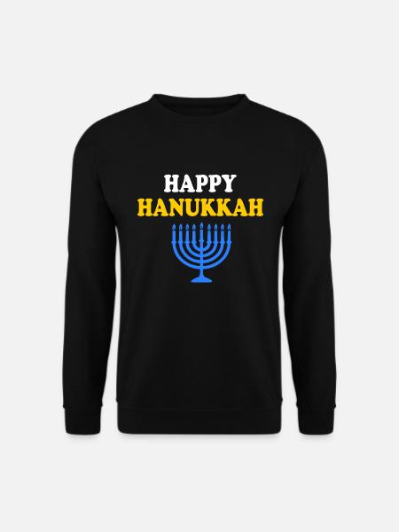HAPPY HANUKKAH - Unisex Sweatshirt - black