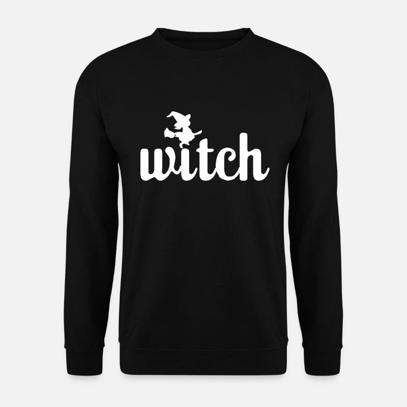 witch Bildchen - Unisex Pullover - Schwarz