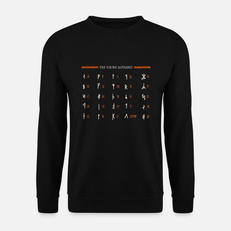 Wikinger Runen - Unisex Pullover - Schwarz