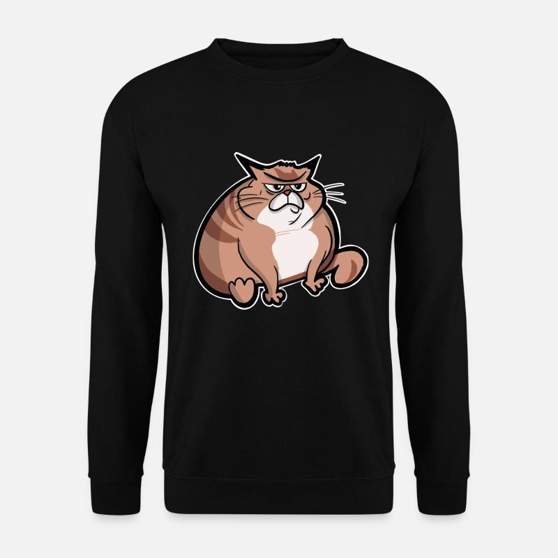 Dicke Katze - Unisex Pullover - Schwarz