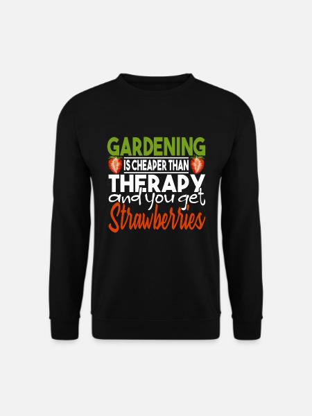 Picking strawberries - Unisex Sweatshirt - black