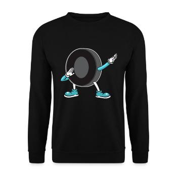 Eishockey Hockey sur glace - Sweat-shirt Unisexe - noir - Devant - Alina (178cm) & Michal (187cm)