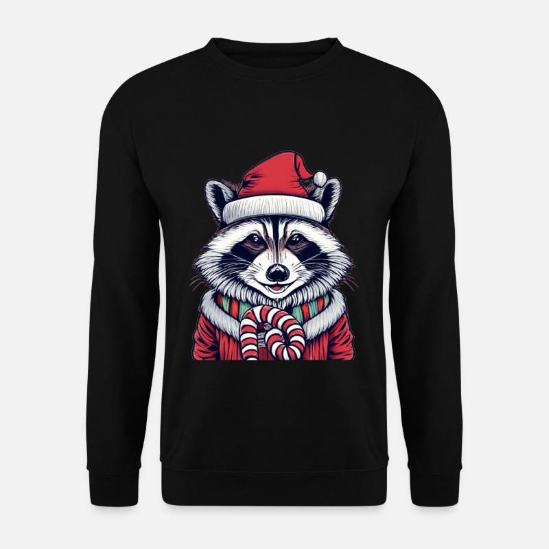 Waschbär - Unisex Pullover - Schwarz