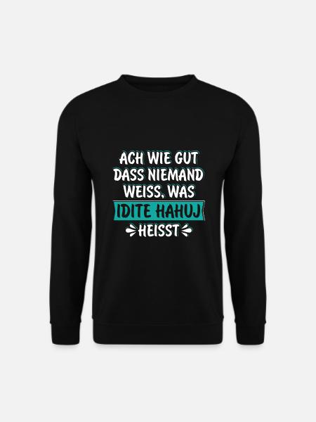 Russisch lustige Sprüche für nahui Russen Russland - Unisex Pullover - Schwarz