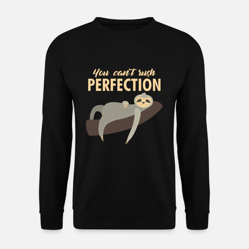 Faultier - Unisex Pullover - Schwarz