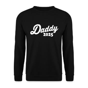 Daddy 2025 - Sweat-shirt Unisexe - noir - Devant - Alina (178cm) & Michal (187cm)