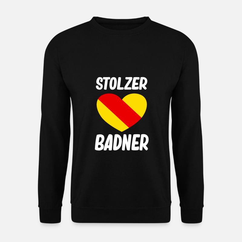Badisch Baden Badner Heimatliebe - Unisex Pullover - Schwarz