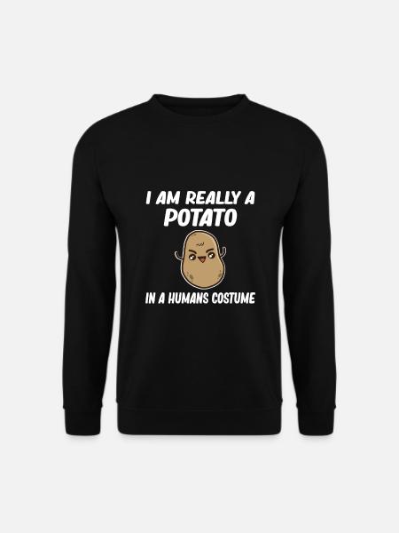 Funny Potato Gift - Unisex Sweatshirt - black