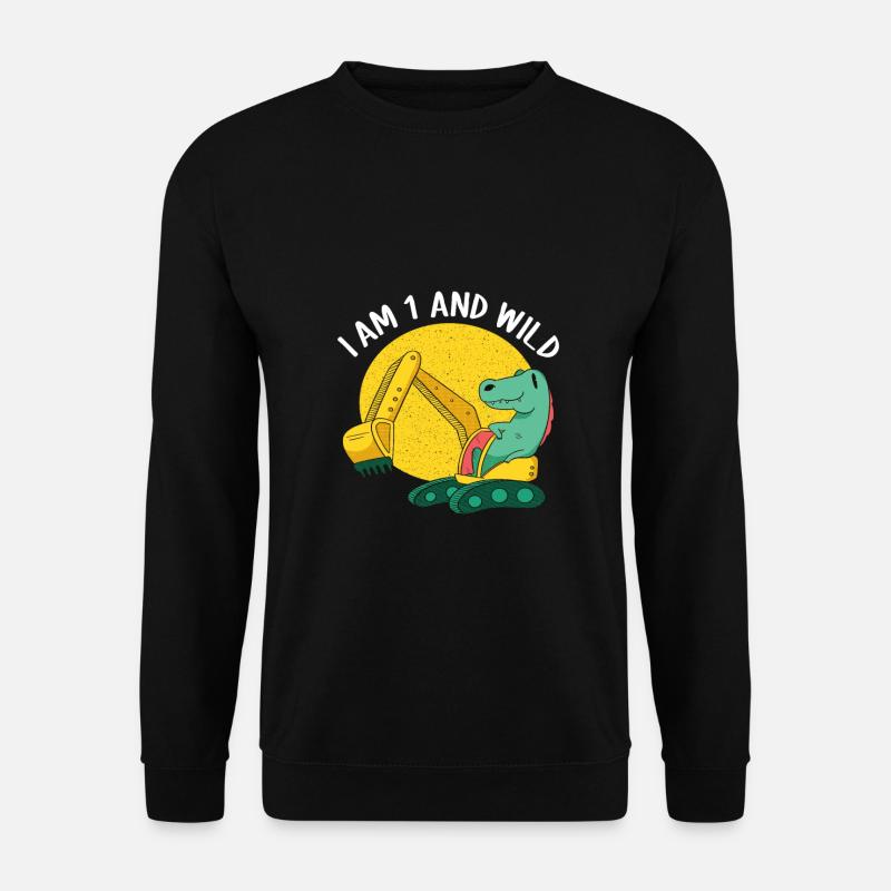First birthday boy - Unisex Sweatshirt - black
