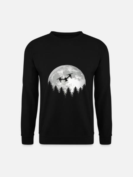 Drone Drohne Drohnen für Drohnenflieger - Unisex Pullover - Schwarz