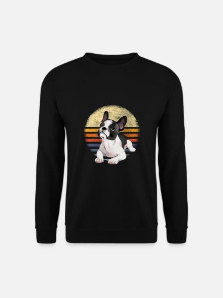 Frenchie French Bulldog Geschenke - Unisex Pullover - Schwarz