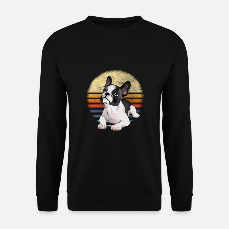 Frenchie French Bulldog Geschenke - Unisex Pullover - Schwarz