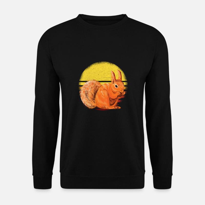 Écureuil disant - Sweat-shirt Unisexe - noir